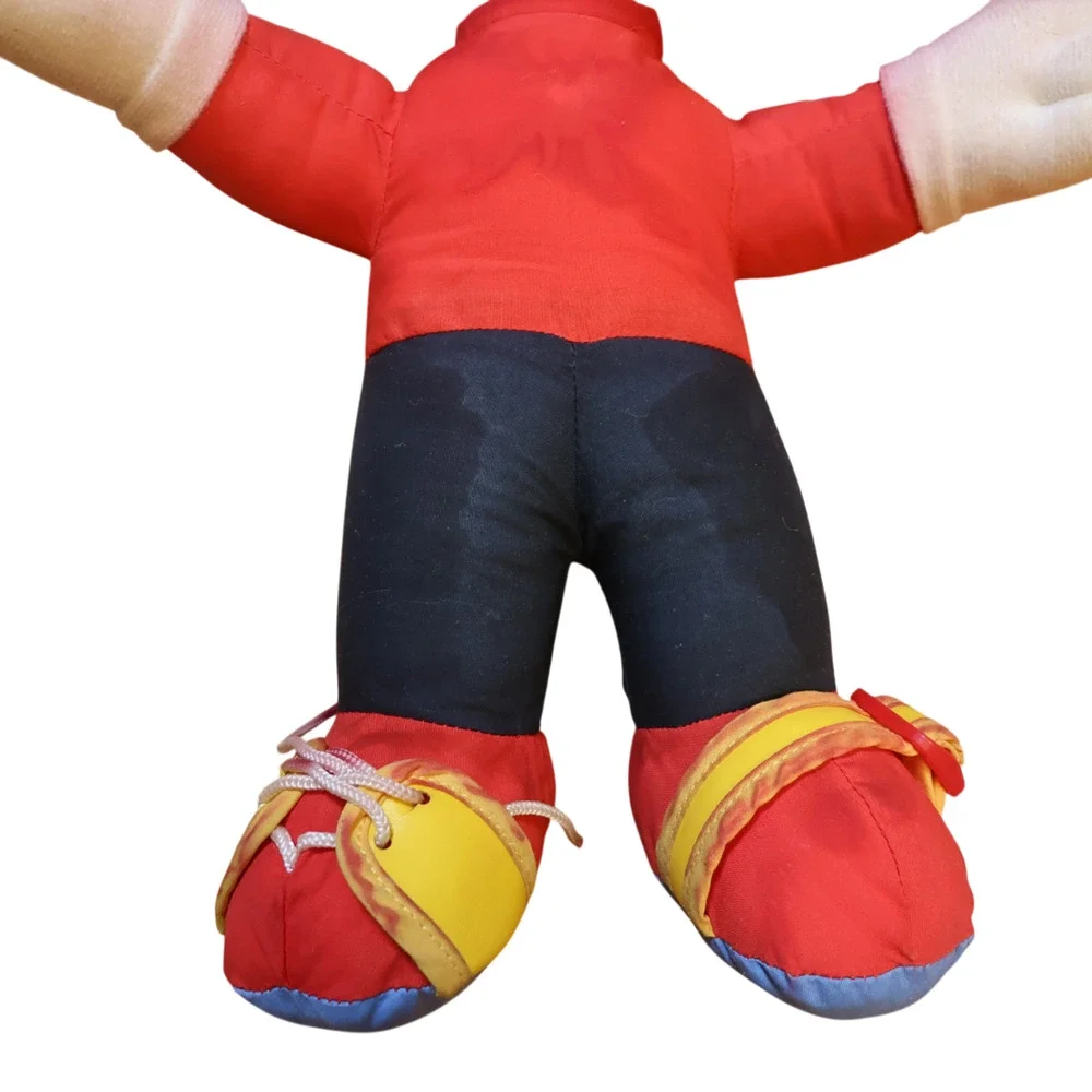 Vintage Mickey Mouse Learning Toy Dress Doll Tie Buckle Zip Button Disney Plush - Picture 8 of 16